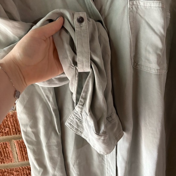 Rock & Republic Gray Button Down Long Sleeve Shirt Size X-Large - Picture 2 of 7